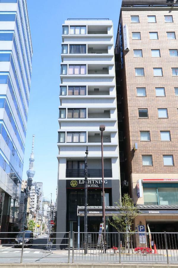 Business Capsule Hotel Lightning Hotel Asakusa Tokyo Esterno foto
