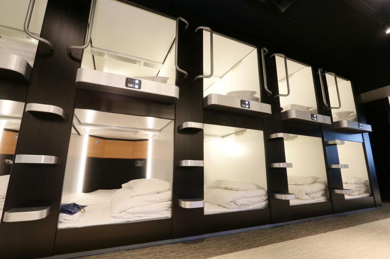 Business Capsule Hotel Lightning Hotel Asakusa Tokyo Esterno foto