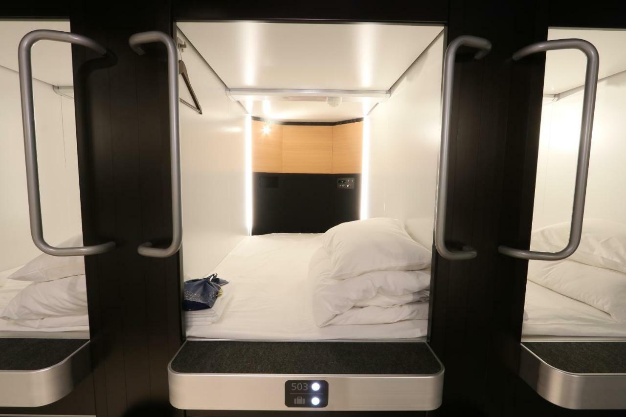 Business Capsule Hotel Lightning Hotel Asakusa Tokyo Esterno foto